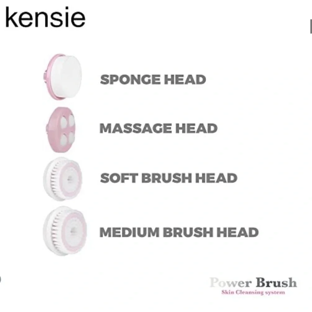 🌿 Kensie Power Brush Skin Cleaning System in shade Coral